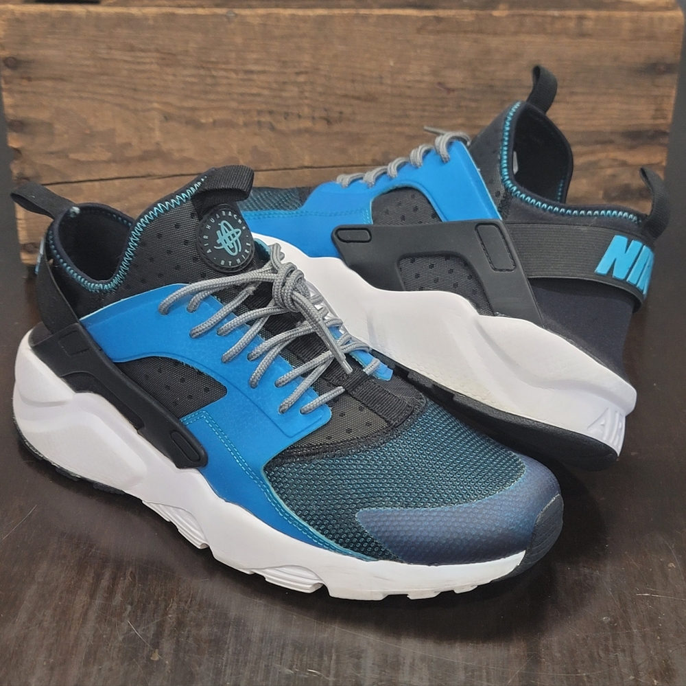NIKE HAURACHE ULTRA " BLUE LAGOON" Mens 10.5 Like New Fast Shipper - Picture 3 of 13